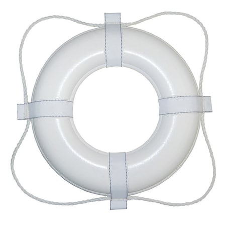 Taylor Made Taylor Made Foam Ring Buoy - 24" - White w/White Grab Line 361